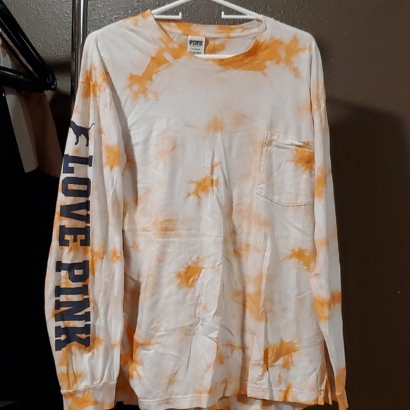 PINK Victoria's Secret Tops - Tie dye PINK Long-Sleeve